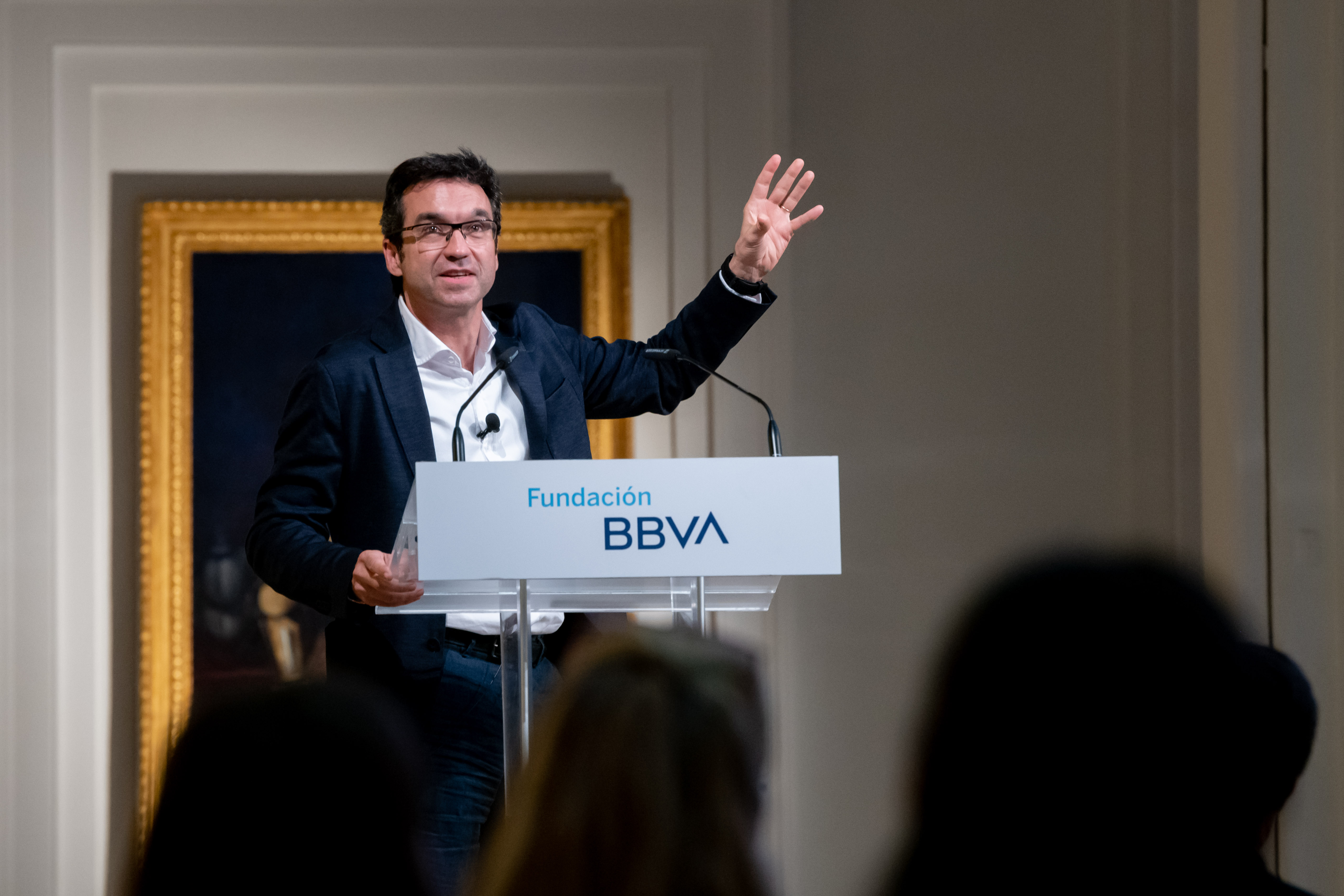 Salvador Carranza, abriendo la sesión. Crédito: BBVA